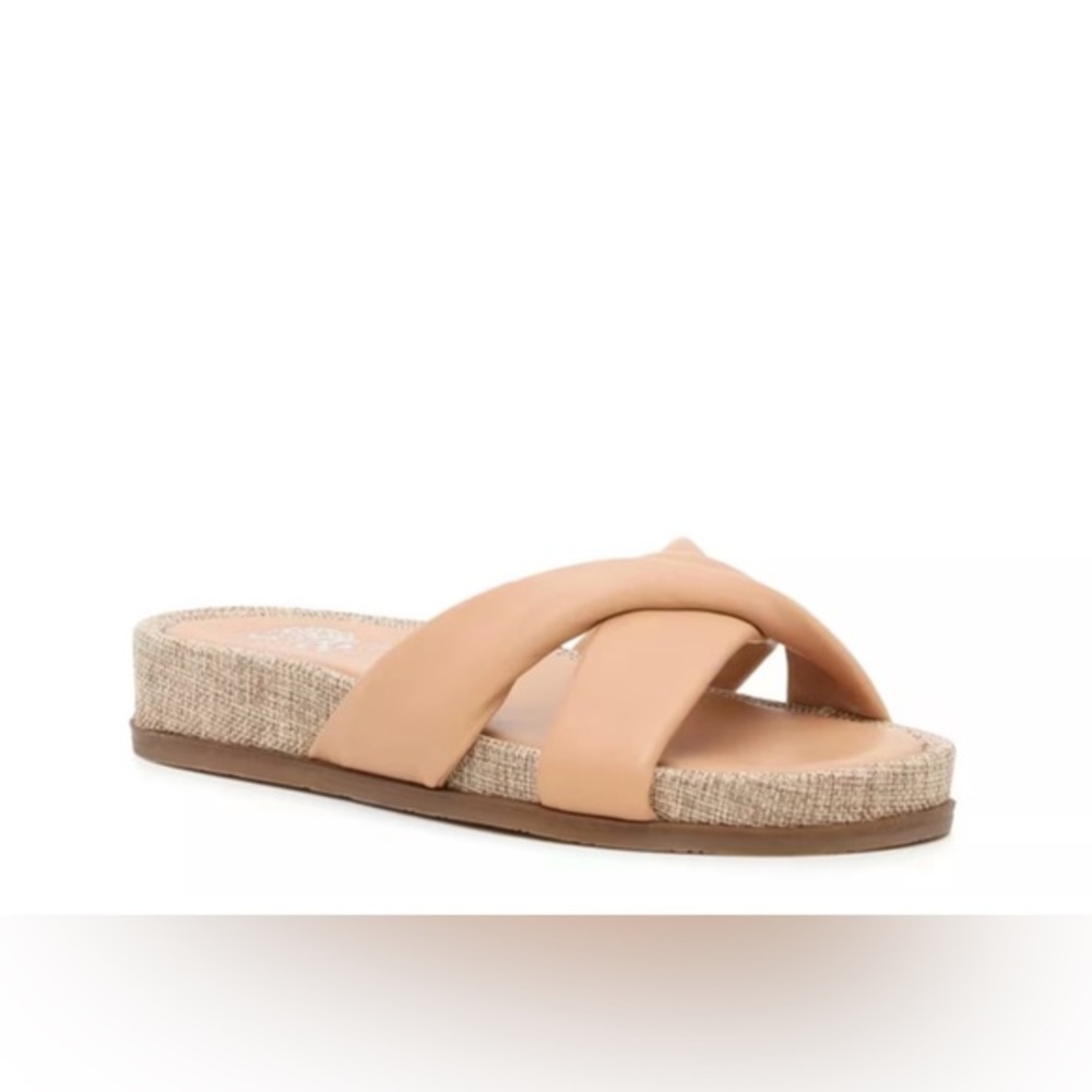 Vince Camuto Krissamel Platform Sandals Beige NEW